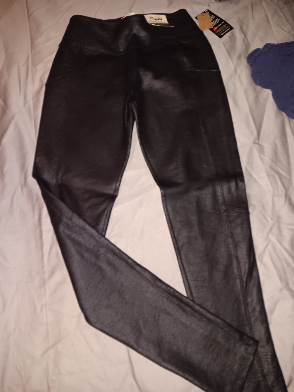 Mudd Black Faux Leather Jeggings 4flx Stretch
